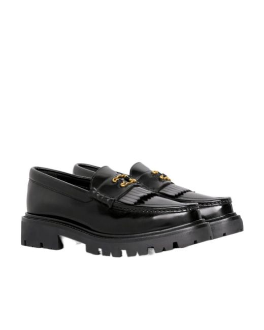 Céline Black Margaret Loafer With Triomphe Frame