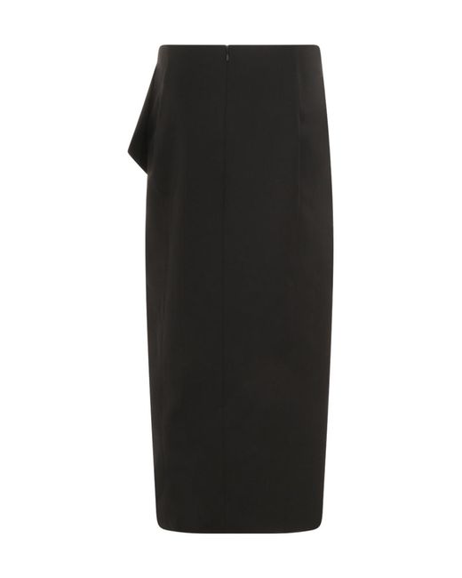 Khaite Black Jaia Skirt