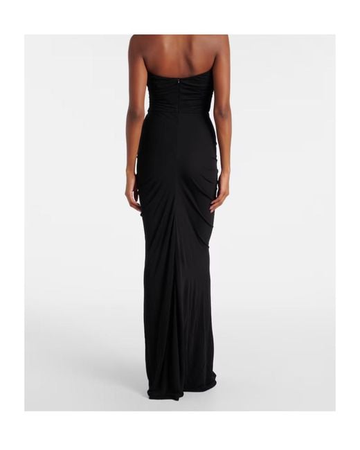 Christopher Esber Black Disconnect Stone Gown