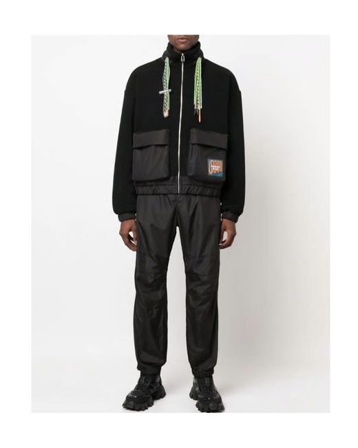 Ambush Black Multi-Cord Elasticated Waistband Pants for men