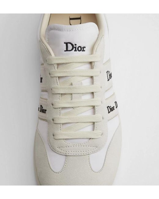 Dior White Ribbon Sneaker