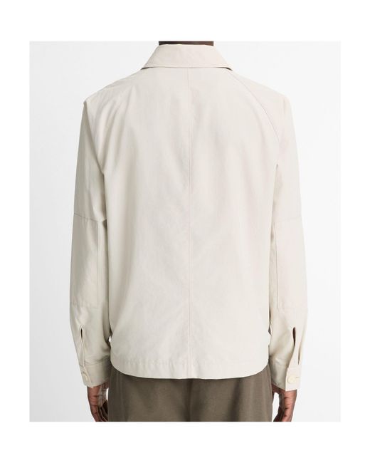 Vince White Button-Up Jacket for men