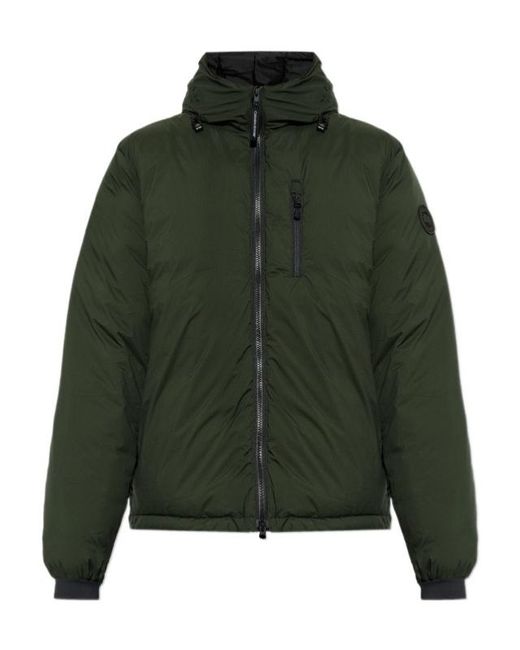 Canada Goose Green Lodge Hooded Down Jacket for men