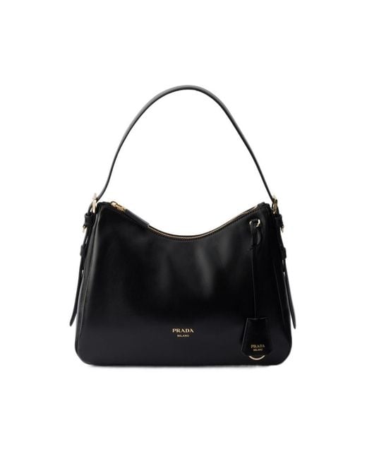 Prada Black Pelle Shoulder Bag