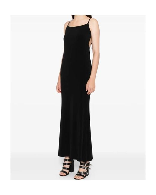 Reformation Black Averil Dress