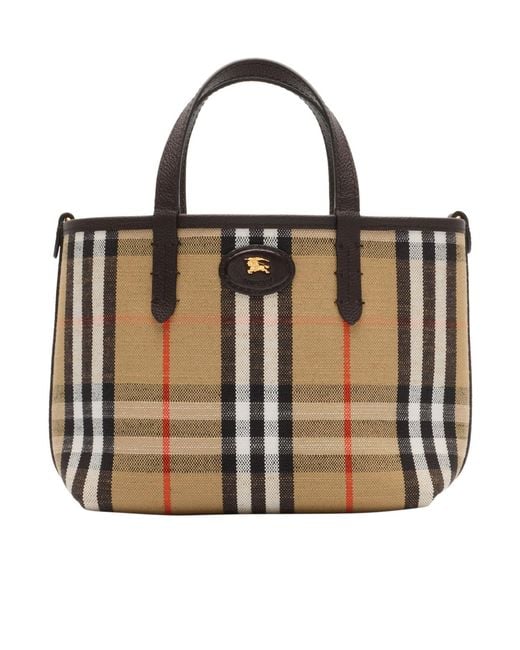 Burberry Black Mini Logo Tote Bag