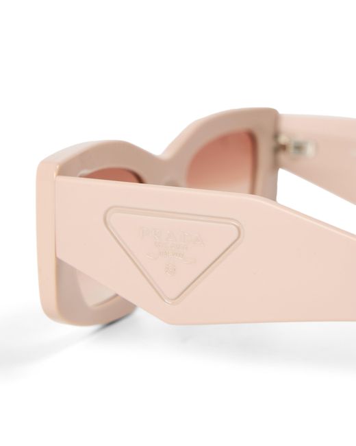 Prada White Square Sunglasses