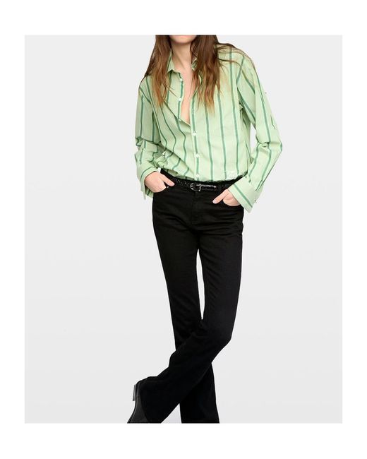 Zadig & Voltaire Green Morning Shirt