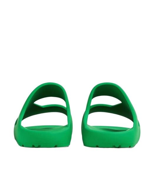 Bottega Veneta Green Band Cut-Out Slides for men
