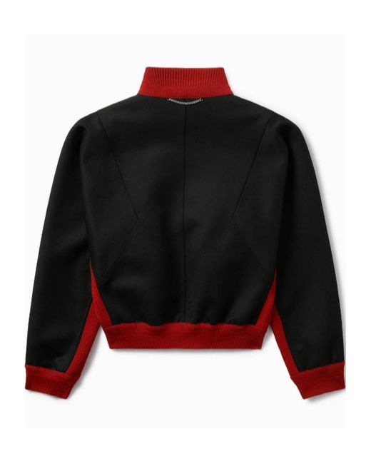 1989 STUDIO Red Ribbed Collar Coat for men