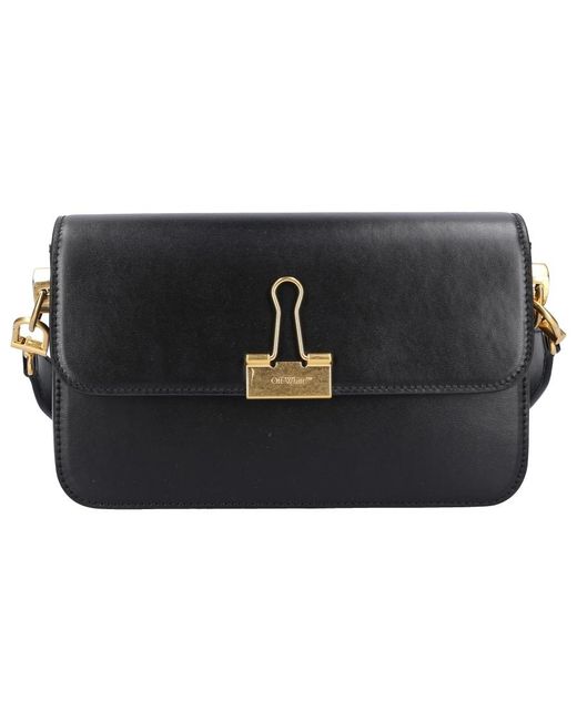 Off-White c/o Virgil Abloh Black Logo Strap Satchel