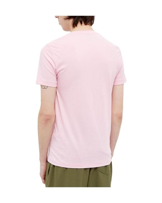 Polo Ralph Lauren Pink Logo Embroidered Crewneck T-Shirt for men