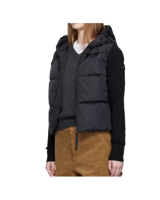Canada Goose Black Hooded Zip-Up Jacket