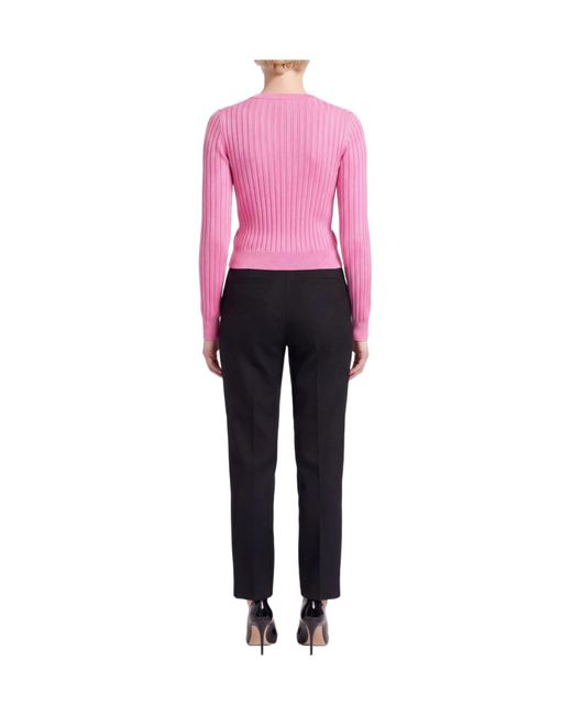 Dolce & Gabbana Pink Solid Color Jumpers