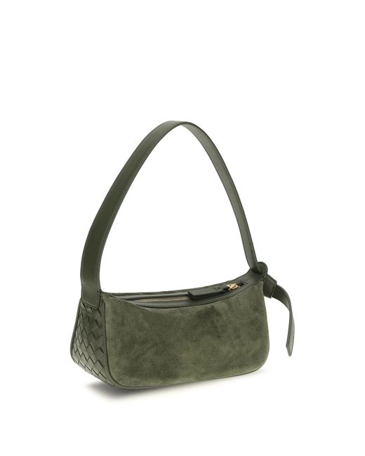 Bottega Veneta Green Nodo Shoulder Bag