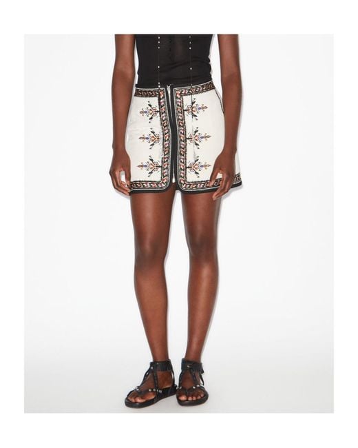 Isabel Marant Metallic Isabel Marant Étoile Zeria Skirt
