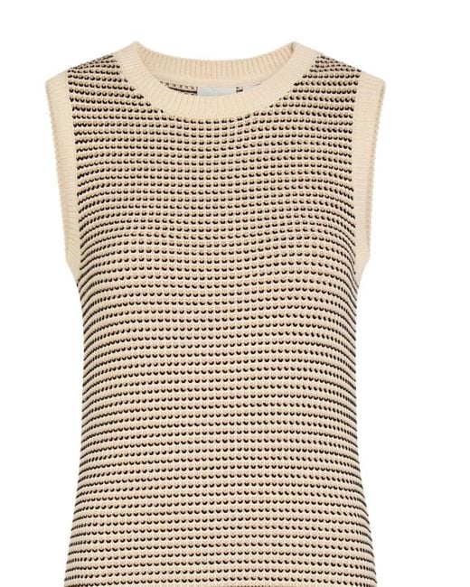 Varley Natural Sadia Patterned Sleeveless Midi Dress