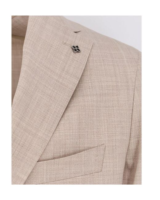 Tagliatore Natural Single-Breasted Suit for men