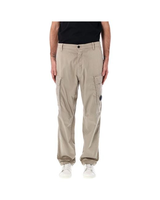 C P Company Gray Cargo Pants for men