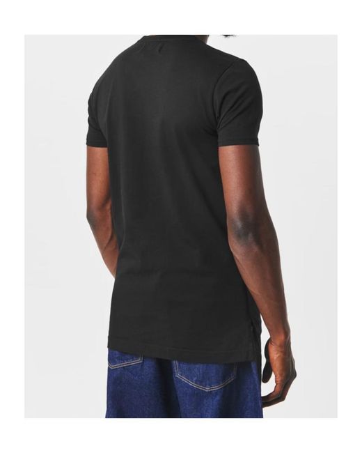 Vivienne Westwood Black Crew Neck Short-Sleeved T-Shirt for men