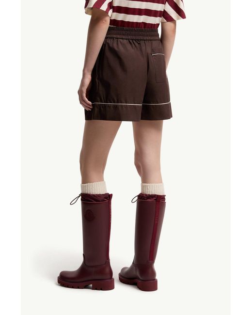 Moncler Brown Tailored Cotton Blend Shorts