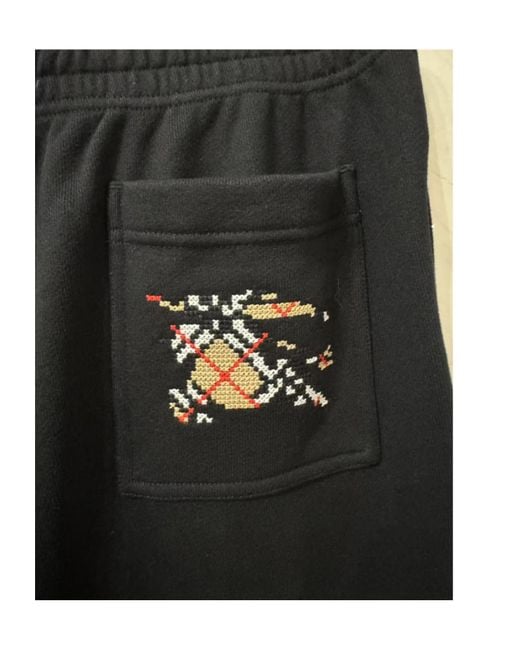 Burberry Blue Elastic Waist Sweatpants