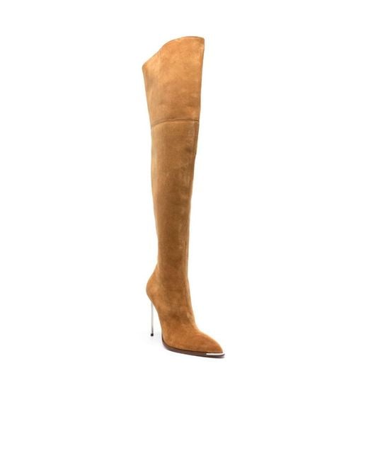 Bally White Hedy Pointed Toe Boots