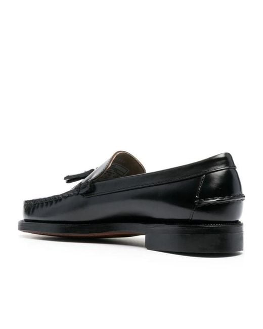 Sebago Black Tassel Loafers for men