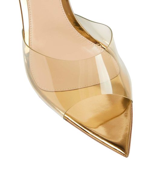 Gianvito Rossi White Elle Heeled Sandals