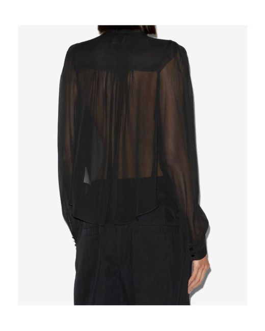 Isabel Marant Blue Noeline Blouse