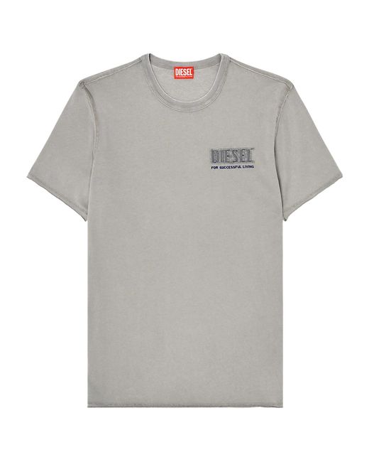 DIESEL Gray T-Rawjust-V1 T-Shirt for men