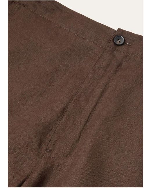 Loro Piana Brown Nolan Bermuda Shorts for men