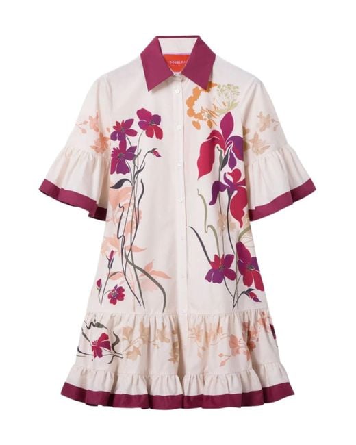 LaDoubleJ Pink Choux Mini Dress