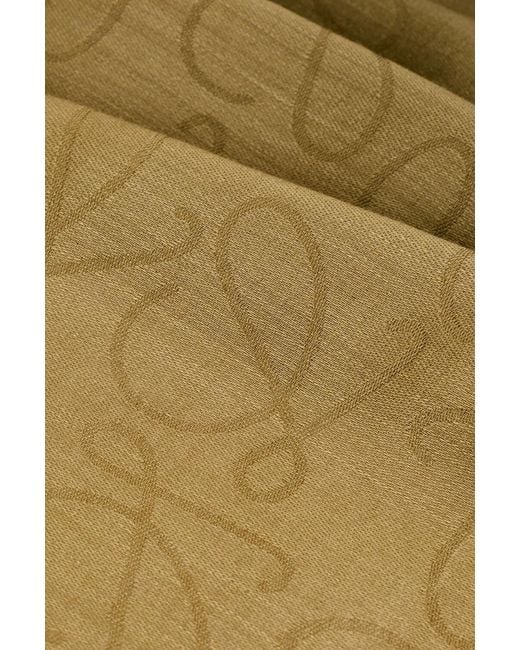 Loewe Green Scarf