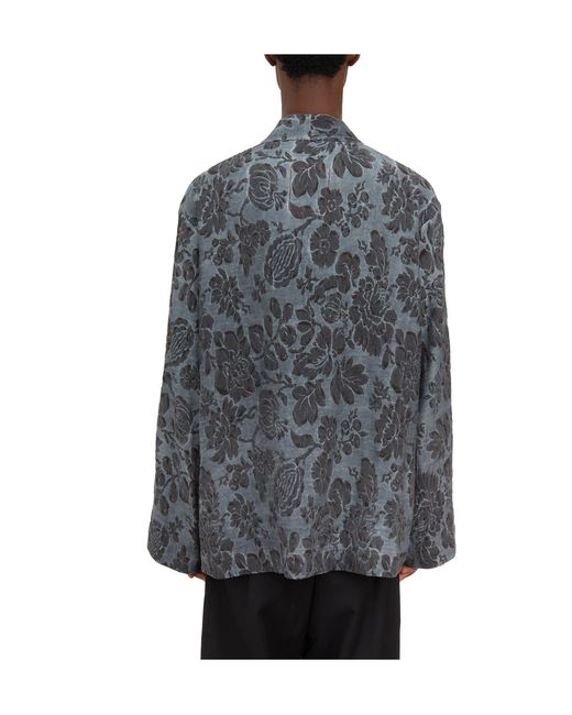Uma Wang Gray Pattern Jacket for men