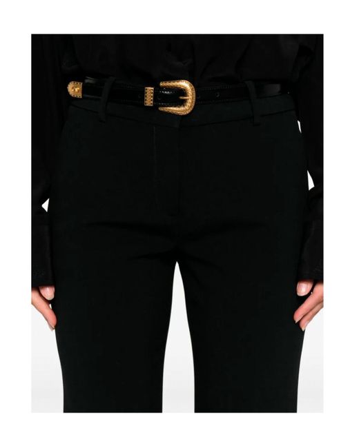 Ermanno Scervino Black Flared Bootcut Pants
