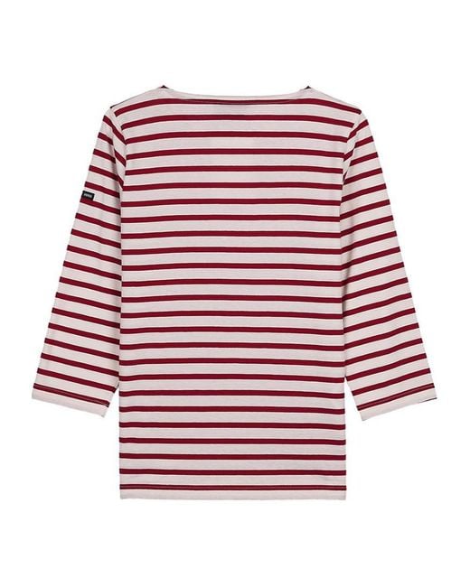 Saint James Red Striped T-Shirt