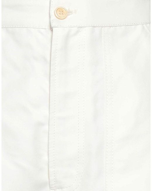 Marni White Minimalist Solid Color Shorts