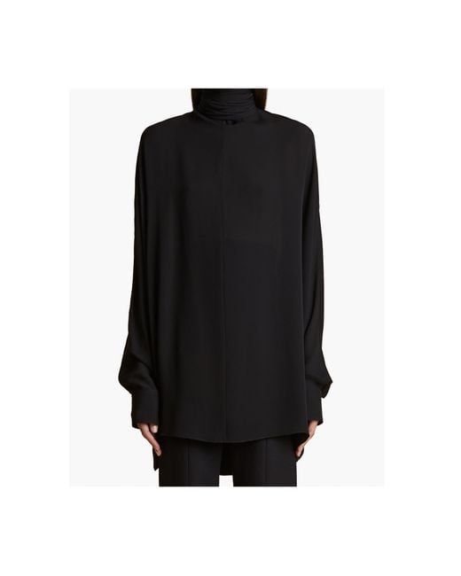 Khaite Black Bex Top