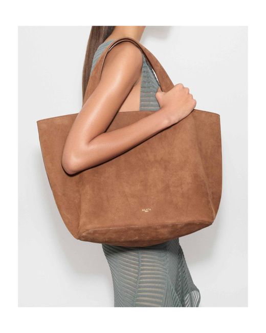 Alaïa Brown Alaïa Le Cabas Bag