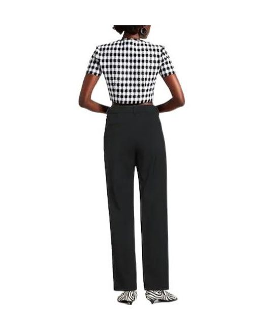 Rag & Bone Black Straight-Leg Trousers