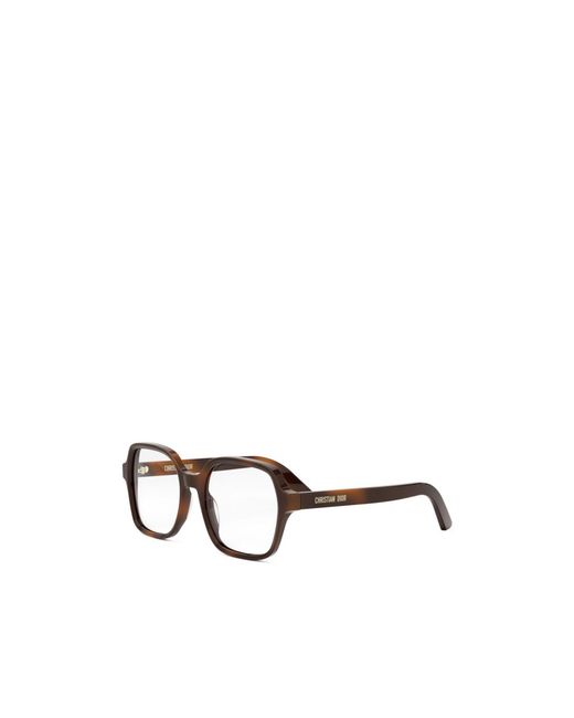 Dior Metallic Eyewear Midnight Square Frame Glasses