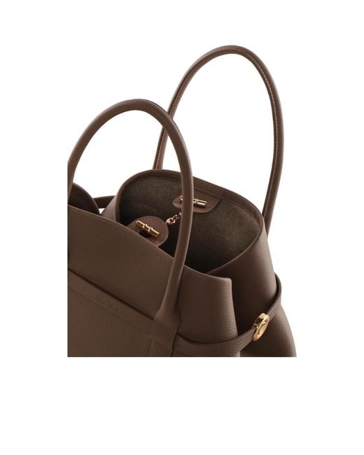 Loro Piana Brown Large Ghiera Tote Bag