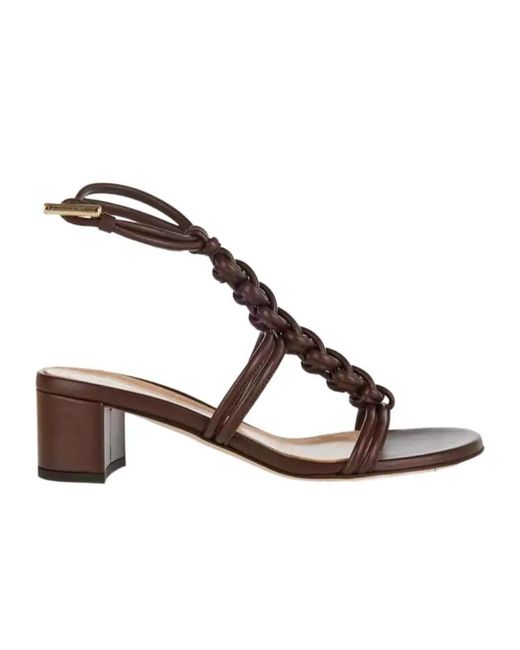 Gianvito Rossi Metallic Capua 45 High-Heeled Sandals