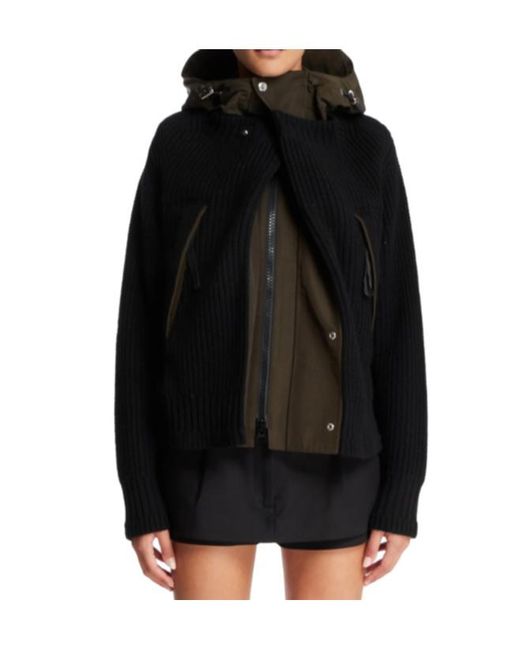 Sacai Black Layered Jacket