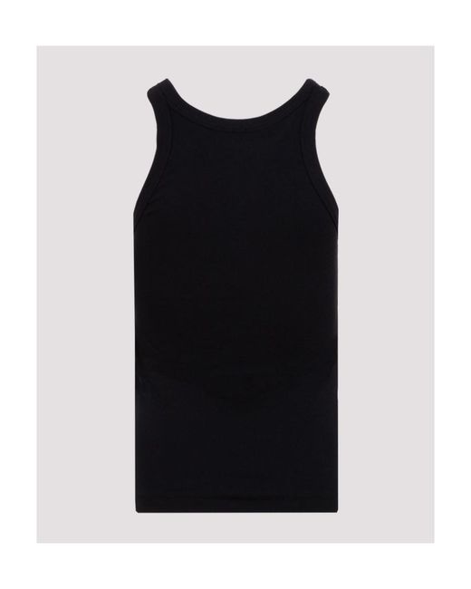 Totême Black Totême Espera Ribbed Tank Top