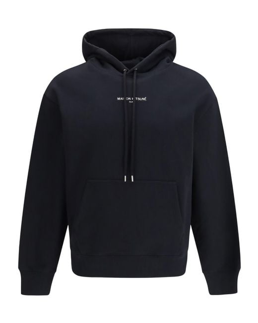 Maison Kitsuné Blue Maison Kitsuné Paris Comfort Hoodie for men