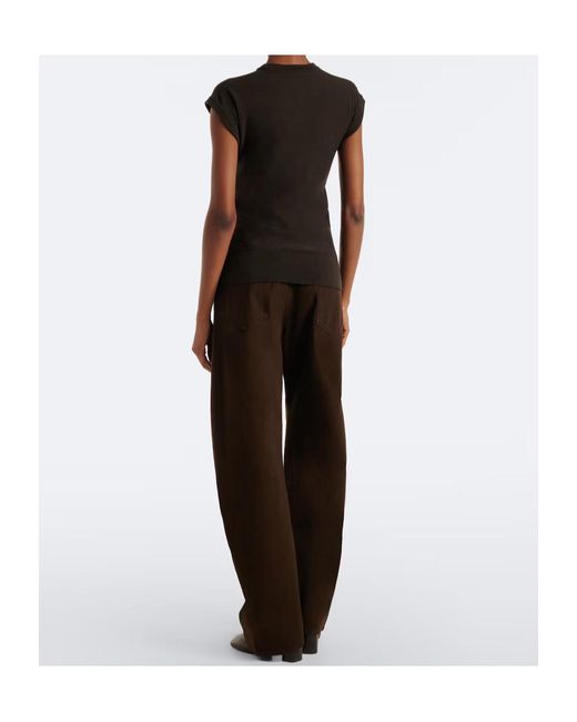 Lemaire Brown Twisted Jeans