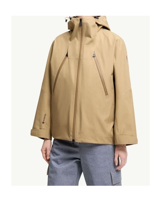 Moncler Natural Santec Gore-Tex Hooded Jacket