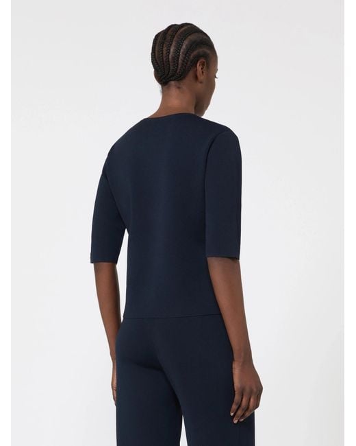 Max Mara Black Crew Neck Sweatshirt
